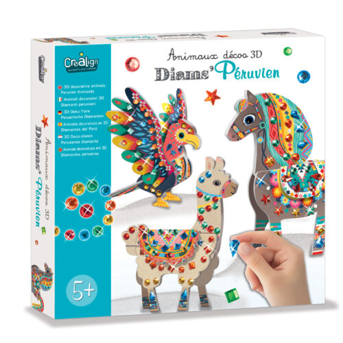 ANIMAUX DECO 3D DIAMS PERUVIEN