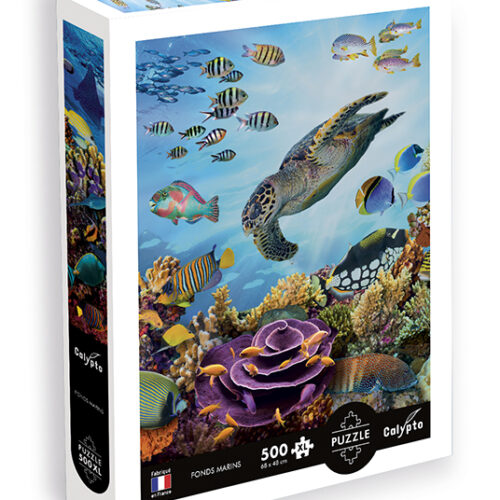 PUZZLE 500 PIECES FONDS MARINS