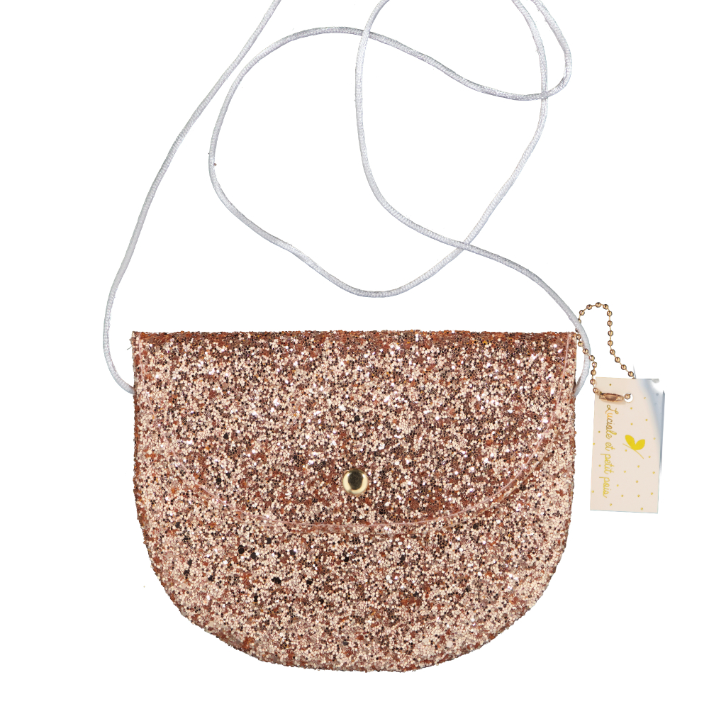 Porte Monnaie Ethnique Bundi Rose Fleur. Maroquinerie Originale Macha