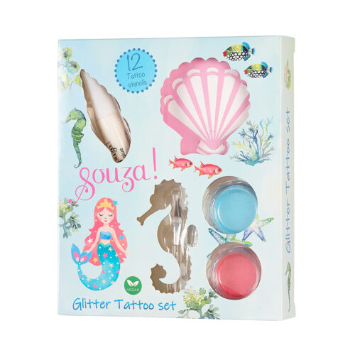 Set de Tatouages Glitter – sirène - Souza For Kids